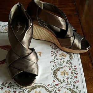 Cole Haan Bronze wedge heels Nikeair